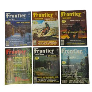 Frontier Times Magazine Lot Of 6 Jan Mar May July Sept Nov 1979 Editions Western